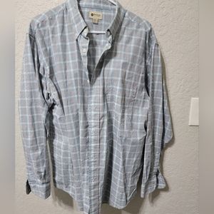 Men's XL Plad button down